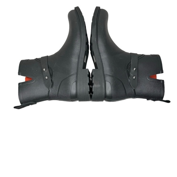 rag & bone Moto Rain Boots Black Women’s 41 US 11 - Picture 7 of 13